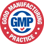 Good Manufacturing Practice certified roundel