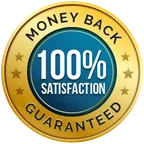Money-back guarantee roundel